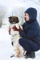 Фантастической красоты небольшая собачка